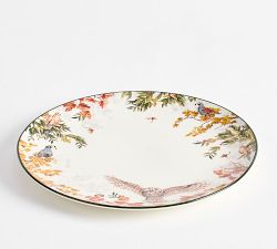 Fantastical Forest Stoneware Chargers - Set of 4