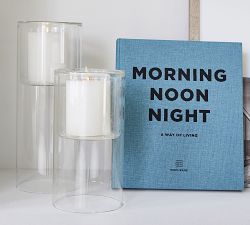 Floating Glass Candle Holder