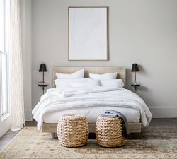 White Waves Plaster Textured Wall Art