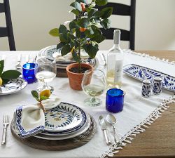 Puebla Porcelain Salt &amp; Pepper Shakers