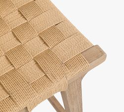 Fenton Woven Backless Stool