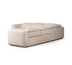 Lennox 5-Piece Upholstered Power Reclining Sectional