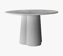 Alexi Concrete Round Outdoor Dining Table (47")
