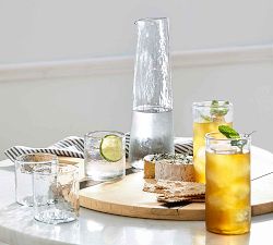 Hammered Glass Carafe