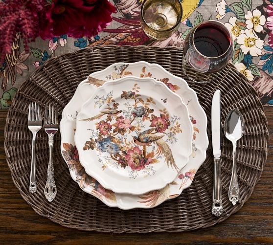 Piper Floral Bird 8-Piece Dinnerware Set
