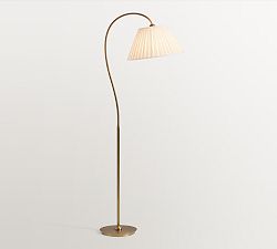 Baylor Pleated Shade Task Floor Lamp (64")