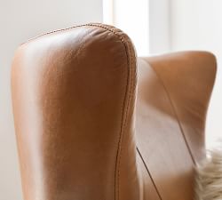 Wells Leather Swivel Chair
