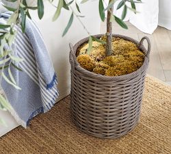 Aubrey Handwoven Tote Basket