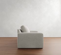 Big Sur Square Arm Slipcovered Sofa (76"-120")