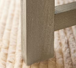 Haden Round Leather Ottoman