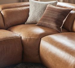 Lennox 5-Piece Leather Power Reclining Sectional