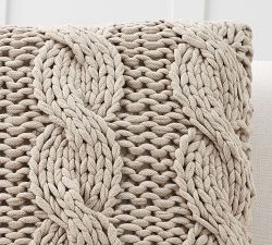 Open Box: Colossal Handknit Pillow