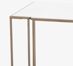 Granby Marble Bunching End Tables