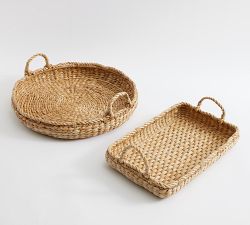 Handwoven Twisted Seagrass Tray