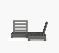 Malibu Metal Platform 3-Piece Outdoor Sectional (66")