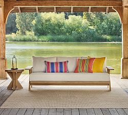 Modern Farmhouse Outdoor Sofa (89")