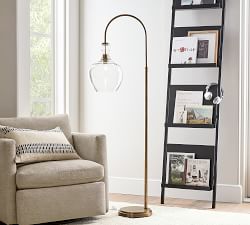 Open Box: Flynn Recycled Glass Floor Lamp (65")