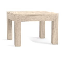 Indio Eucalyptus Square Outdoor Side Table (21")