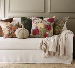 Shimmer Pumpkin Shaped Pillow