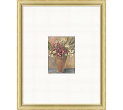 Tuscan Mums Framed Print