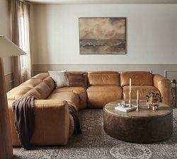 Lennox 5-Piece Leather Power Reclining Sectional