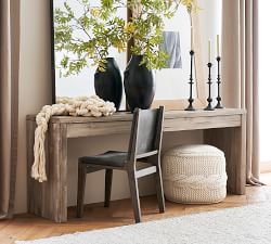 Open Box: Noe Leather Sling Dining Chair