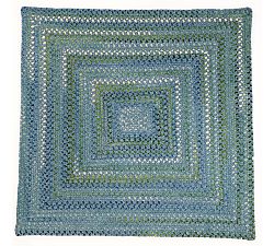 Saelor Square Braided Cotton Rug