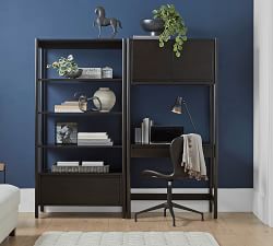 Black Marble Book Ends - Set of 2