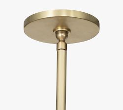 Holt Round Leather Chandelier (49")