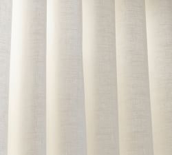 Open Box: Emery Linen Grommet Curtain