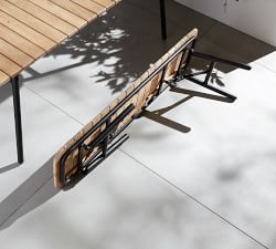 Tulum Acacia Folding Outdoor Dining Bench (58")
