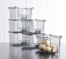 Wire Utility Storage Baskets