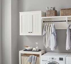 Aubrey Deluxe Laundry Organization Set with Closed Cabinets