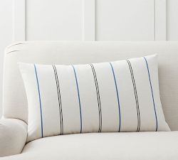 Lex Striped Reversible Lumbar Pillow Cover