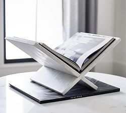 White Marble Magazine Holder
