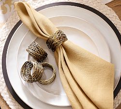 Bird Nest Napkin Rings - Set of 4
