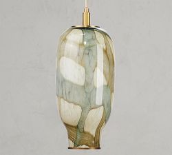 Lafayette Glass Pendant (7")