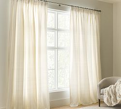 Open Box: Dupioni Silk Pinch Pleat Curtain