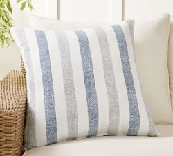 Sunbrella® Rue Multi Stripe Outdoor Pillow