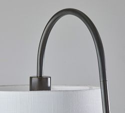 Edward Wooden Shelf Floor Lamp with USB Port (65")