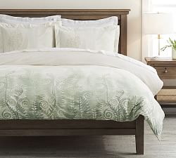 Fern Organic Percale Duvet Cover