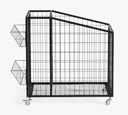 Industrial Metal Gear Storage Cart