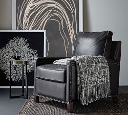 Olive Tweed Fringe Throw