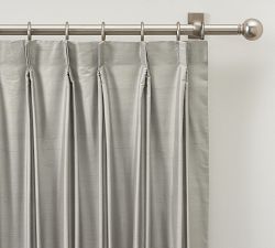 Open Box: Dupioni Silk Pinch Pleat Curtain