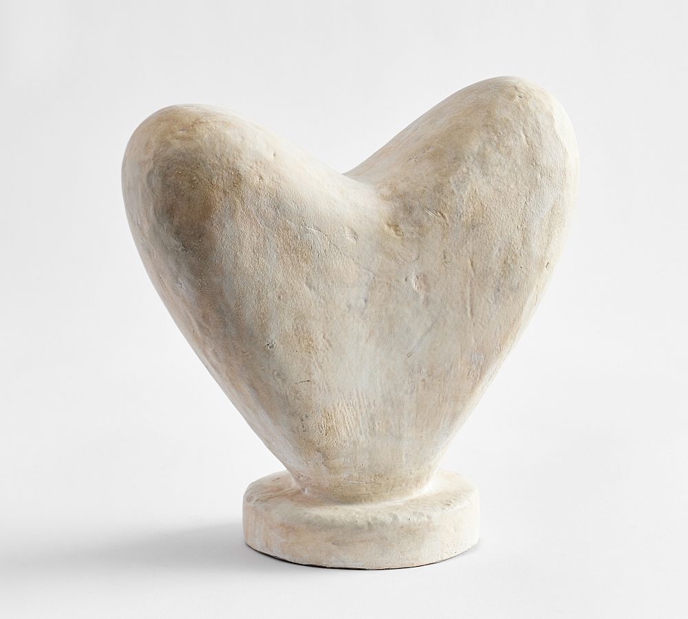 Artisan Studio Heart Object - Large, Natural