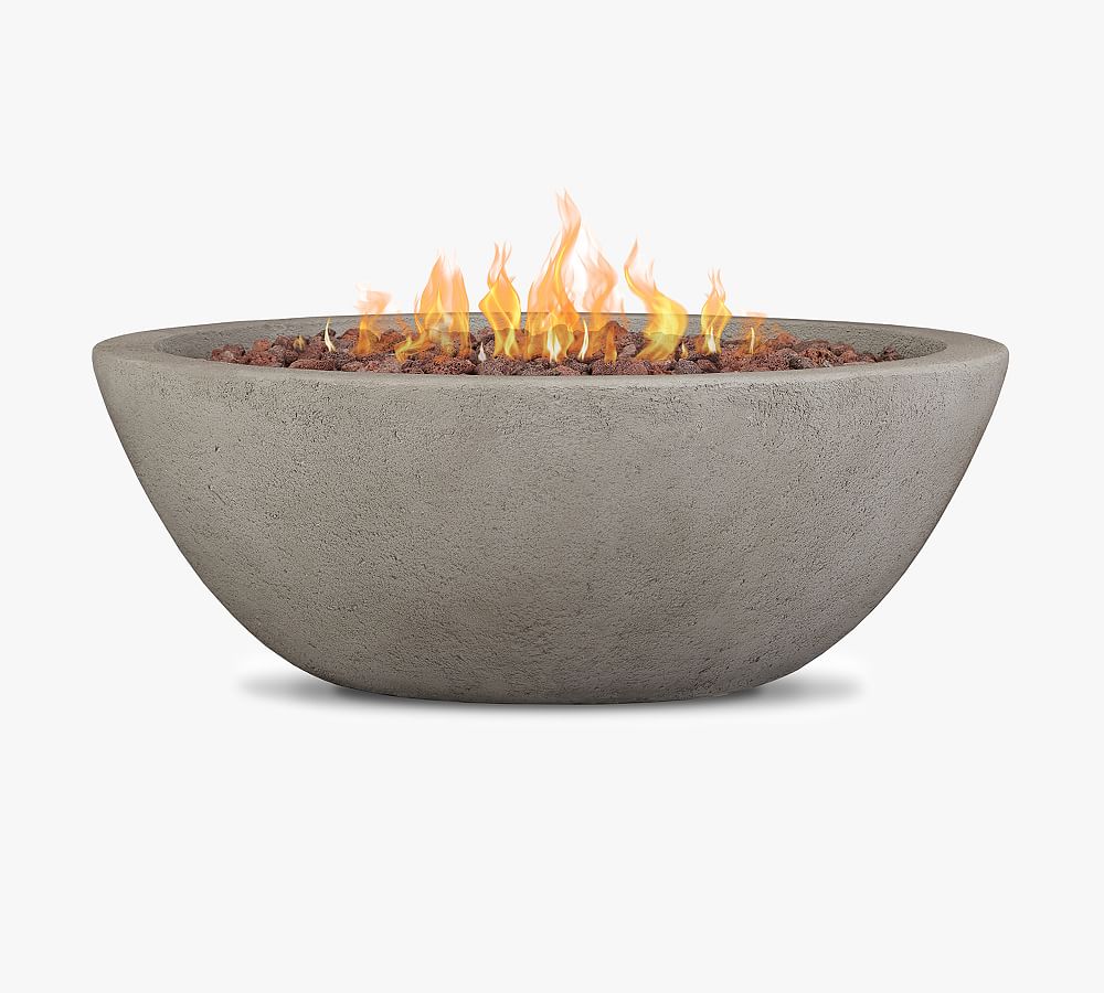 Blackwell Steel Round Propane Fire Pit (36") - Glacier Gray