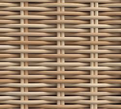 Huntington Outdoor Collection 6x6" Swatch, Natural Wicker