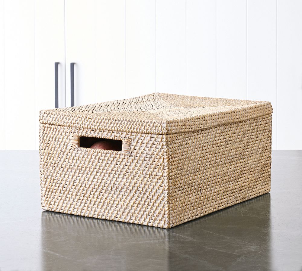 Tava Handwoven Lidded Baskets (Medium)