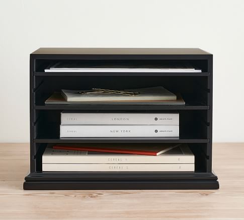 Aubrey Paper Caddy,Black