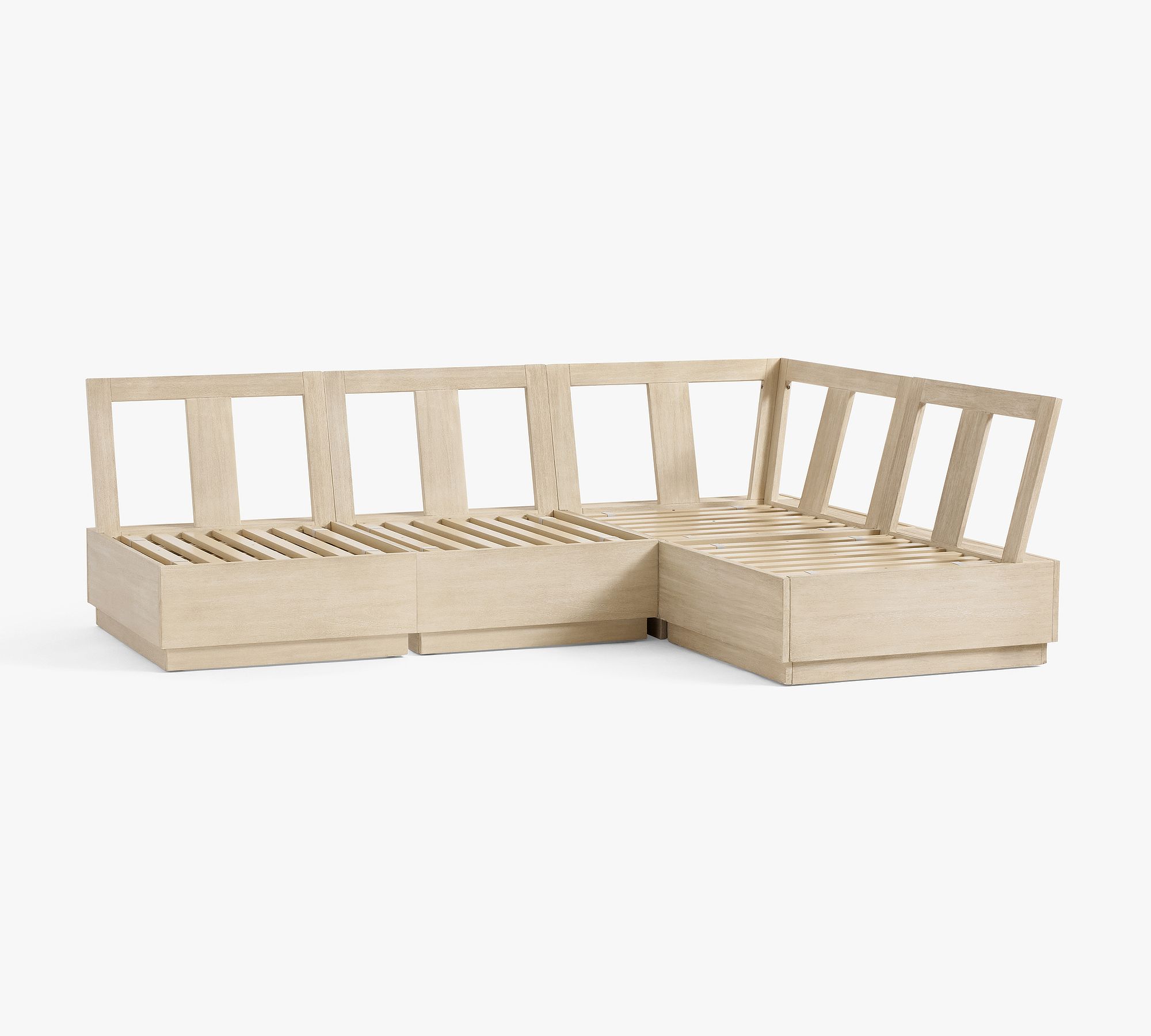 Pottery Barn Indio Eucalyptus Outdoor Sectional - Thumbnail 3